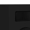 vidaXL TV-kaappi Musta 80 x 35 x 40 cm Tekninen puu