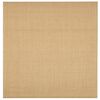 vidaXL Matto luonnollinen sisal 100x100 cm