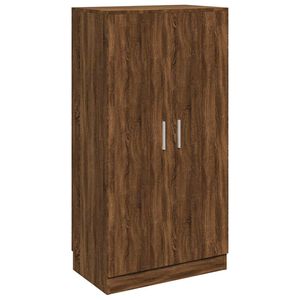 vidaXL Kenk&auml;kaappi ruskea tammi 55x35x108 cm tekninen puu