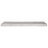vidaXL Kelluvat seinähyllyt 2 kpl betoninharmaa 80x23,5x3,8 cm MDF