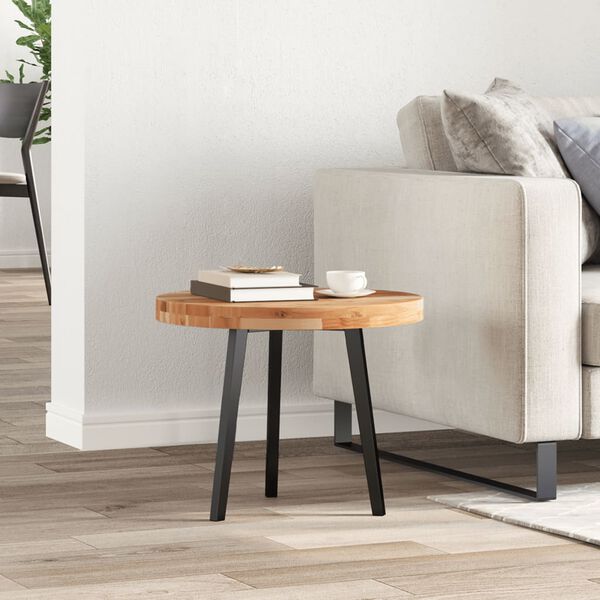 vidaXL P&ouml;yt&auml;levy py&ouml;re&auml; &Oslash;50x4 cm t&auml;ysi akasiapuu