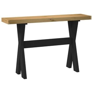 vidaXL konsolip&ouml;yt&auml; NOAIN X-muotoiset jalat 120x30x75 cm