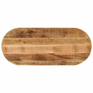 vidaXL P&ouml;yt&auml;levy 80x40x2,5 cm ovaali t&auml;ysi karkea mangopuu