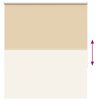 vidaXL Rullaverho Blackout Beige 135x150 cm Kankaan leveys 131,6 cm