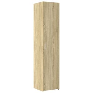 vidaXL Kaappi Sonoma-tammi 40x42,5x185 cm tekninen puu