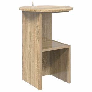 vidaXL Sivup&ouml;yt&auml; Sonoma-tammi &Oslash; 39,5 x 55 cm Tekninen puu