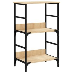 vidaXL Kirjahylly Sonoma-tammi 50x33x82 cm tekninen puu