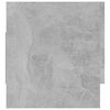 vidaXL Vaatekaappi betoninharmaa 70x32,5x35 cm tekninen puu