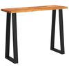 vidaXL Konsolip&ouml;yt&auml; el&auml;vill&auml; reunoilla 110x35x80 cm t&auml;ysi akasiapuu