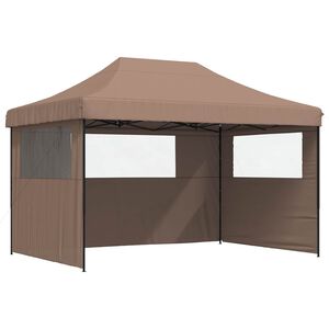 vidaXL Juhlateltta Ruskea 279 x 410 x 315 cm Oxford-kangas