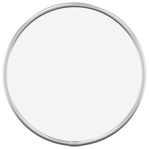 vidaXL Sein&auml;peili hopea &Oslash; 20 cm py&ouml;re&auml;
