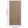 vidaXL Juuttis&auml;kit 5 kpl 65x135 cm 100% Juutti 220 gsm