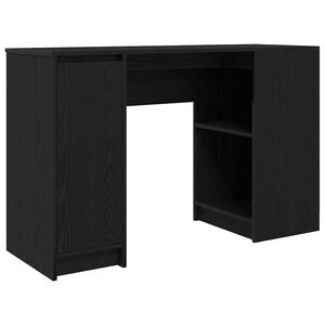 vidaXL Ty&ouml;p&ouml;yt&auml; musta tammi 120x42x76 cm tekninen puu