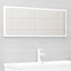 vidaXL 2-osainen kylpyhuonekalustesarja korkeakiilto valk. lastulevy