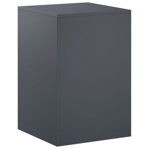 vidaXL Kasviteline Antrasiitti 40 x 40 x 60 cm Ruostumaton ter&auml;s