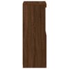 vidaXL Senkki LED-valoilla ruskea tammi 41x37x100 cm