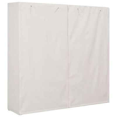 vidaXL Vaatekaappi valkoinen 173x40x170 cm kangas