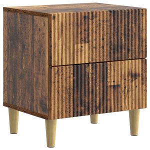 vidaXL Y&ouml;p&ouml;yt&auml;kaappi Vanha puu 43 x 34,5 x 48 cm Tekninen puu