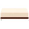 vidaXL 3-istuttava Penkinsuoja beige 204x86x48/73 cm 600D Oxford