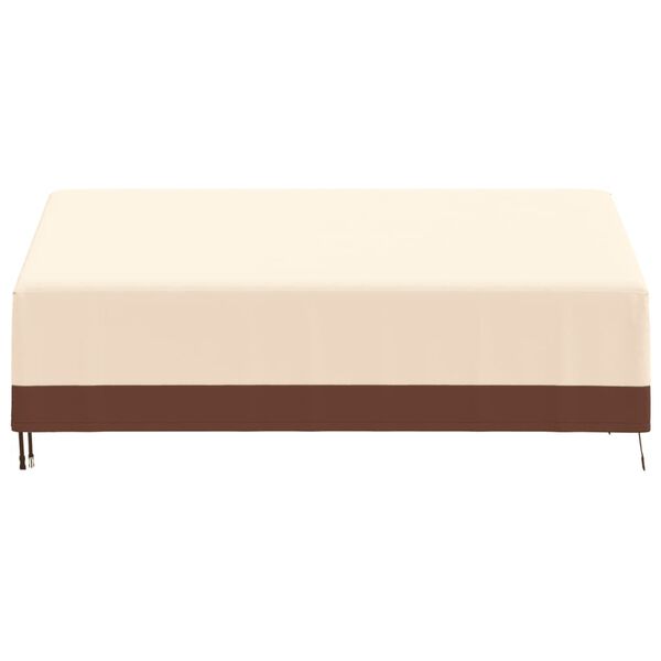vidaXL 3-istuttava Penkinsuoja beige 204x86x48/73 cm 600D Oxford