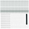 vidaXL Aita ja Tuki Vihre&auml; 1,2 x 100 m Ter&auml;st&auml; ja PVC:t&auml;