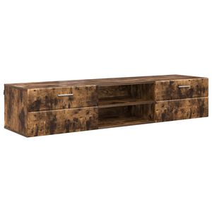vidaXL puinen kaappi 150 x 39 x 30 cm Savup&auml;hkin&auml; Tekninen puu