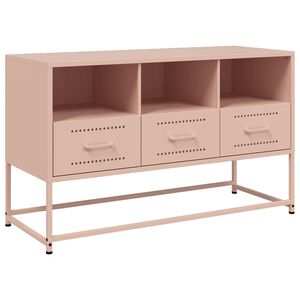 vidaXL TV-taso pinkki 100,5x39x60,5 cm ter&auml;s
