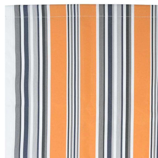 vidaXL Markiisin vaihtokangas Sininen ja oranssi 10 x 1.6 m kangas