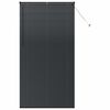 vidaXL Venezia-verho Musta 220 x 110 cm 25 mm Alumiini