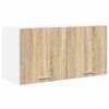 vidaXL Henkarikaappi Sonoman tammi 80 x 31 x 40 cm Tekninen puu