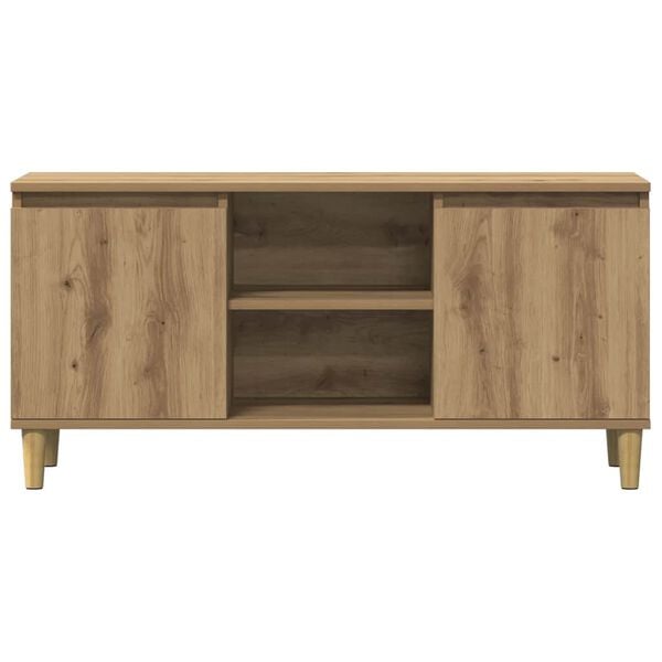 vidaXL TV-taso artesaani tammi 102x35x50 cm tekninen puu