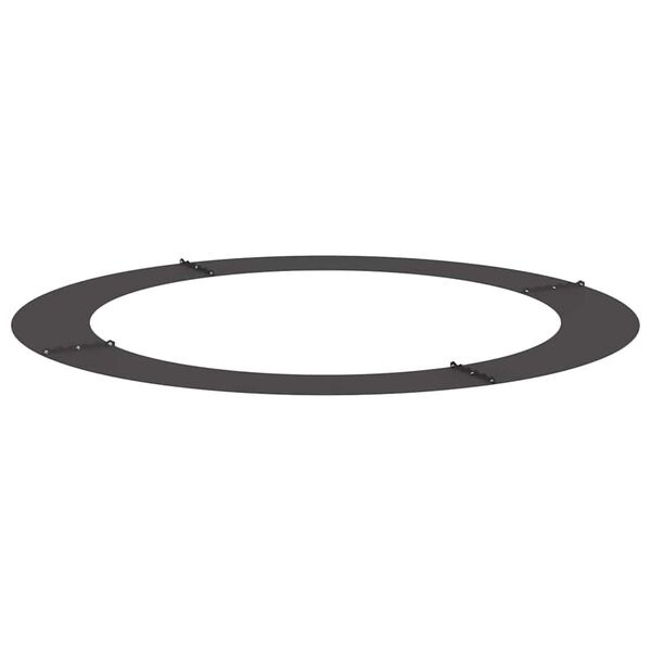 vidaXL sopiva Litteille puu renkaalle 5 pcs Musta &Oslash;90 / 120 cm Ter&auml;s