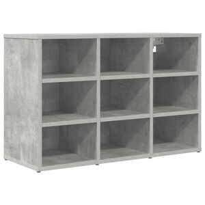 vidaXL Kenk&auml;kaappi 77,5 x 30 x 51 cm Tekninen puu Betoninharmaa
