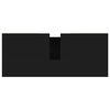 vidaXL Kylpyhuoneen kaappi musta 80x33x60 cm tekninen puu