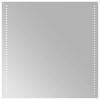 vidaXL LED kylpyhuonemirror L&auml;pin&auml;kyv&auml; 60 x 60 cm karkaistu lasi