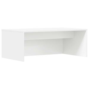vidaXL Sein&auml;kiinnitett&auml;v&auml; P&ouml;yt&auml; Valkoinen Tekninen puu 80 x 45 x 30 cm