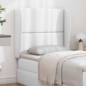 vidaXL P&auml;&auml;tykorva Valkoinen 80 x 23 x 6 cm Polyvinyylikloridi