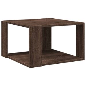 vidaXL Sohvap&ouml;yt&auml; ruskea tammi 51,5x51,5x30 cm tekninen puu