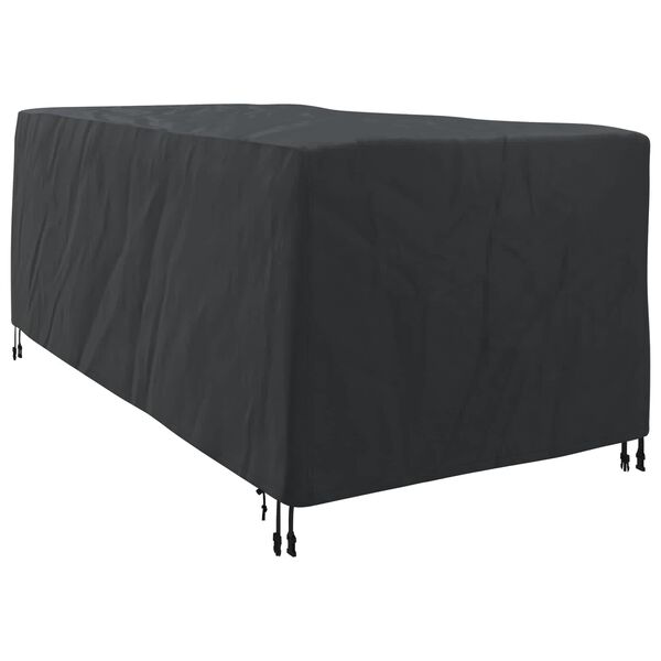 vidaXL Loungepeite Yksivärinen Musta 74 x 210 x 40 cm kangas