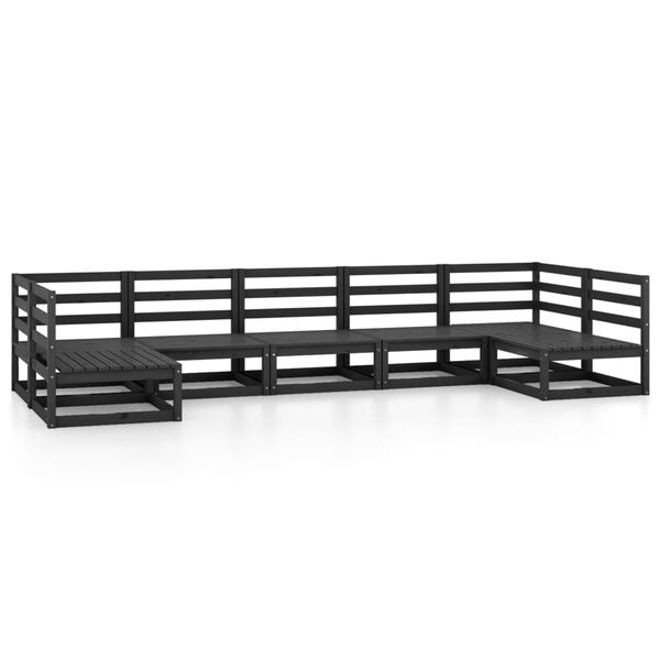 vidaXL 7-osainen Puutarhasohvasarja t&auml;ysi m&auml;nty