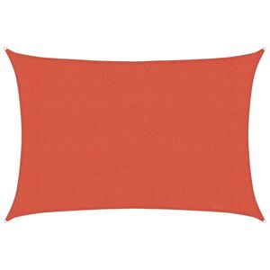 vidaXL Aurinkopurje 160 g/m&sup2; terrakotta 3x4 m HDPE