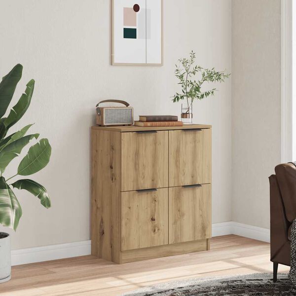 vidaXL Senkki artesaani tammi 60x30x70 cm tekninen puu