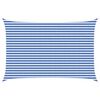 vidaXL Aurinkovarjolaudat Sininen ja valkoinen 3 x 5 m HDPE