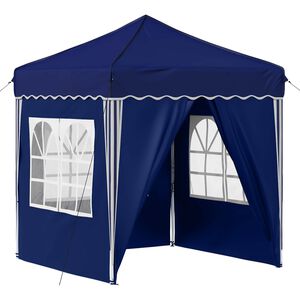 vidaXL Pop-up Juhlateltta 195 x 195 x 245 cm Sininen Oxford-kangas