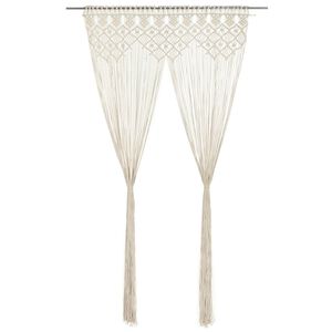 vidaXL Macrame verho 140x240 cm puuvilla