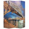 vidaXL Taitettava huoneenjakaja 160x170 cm Sydney Harbour Bridge