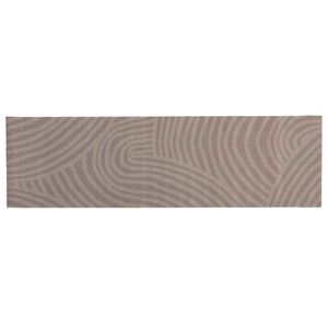 vidaXL Keitti&ouml;matto Ruskea skandinaavinen 150 x 45 cm 100% polyamidi