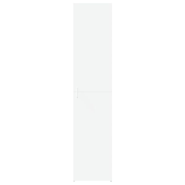 vidaXL Kaappi valkoinen 40x42,5x185 cm tekninen puu