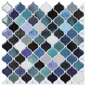 vidaXL Lanturn-laatta 50 kpl Sinivihre&auml; 27 x 27 cm Polyuretaani ja PET