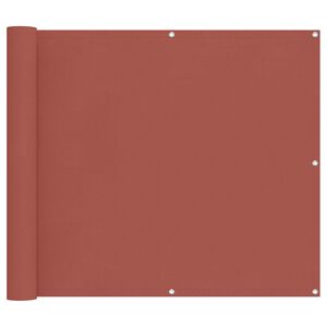 vidaXL Parvekkeen Verho Terrakotta 100 x 500 cm Oxford-kangas
